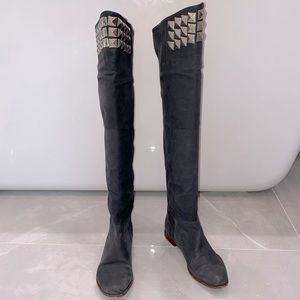 Candela Over-the-knee Studded Boots 7